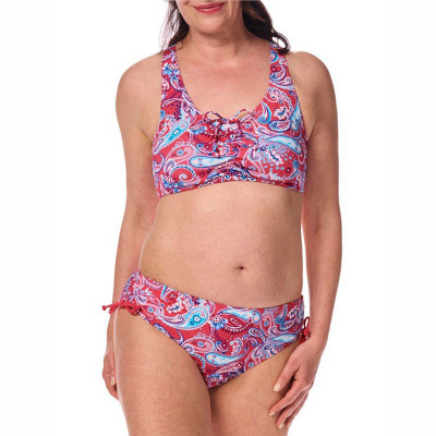 Μαγιό μαστεκτομής Bikini Amoena Barbados SB | Μπλε - Ροζ Μαγιό μαστεκτομής Amoena στη Θεσσαλονικη