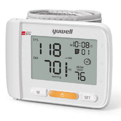 Ηλεκτρονικό πιεσόμετρο καρπού Yuwell με 99 μνήμες Πιεσόμετρα ακριβείας Ηλεκτρονικά - Αναλογικά στη Θεσσαλονικη