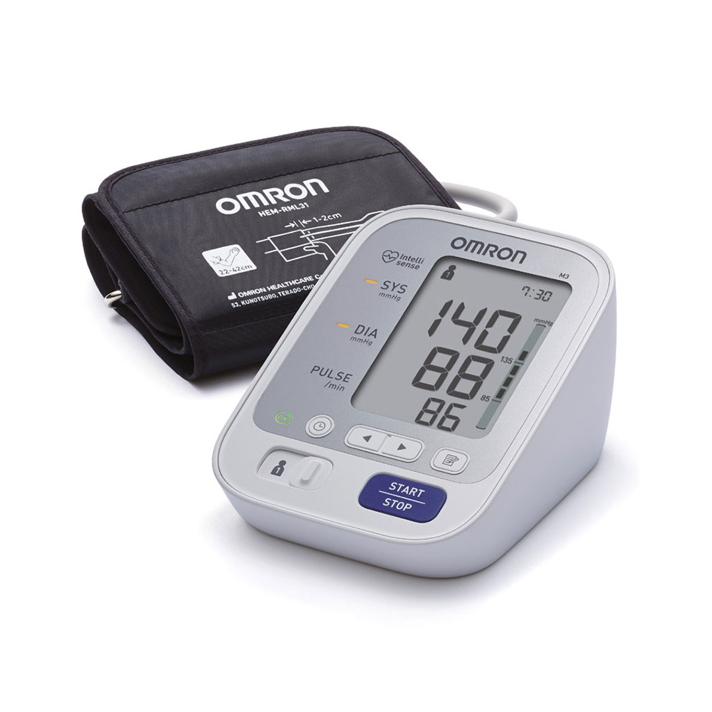 Ηλεκτρονικό πιεσόμετρο μπράτσου Omron M3 Πιεσόμετρα ακριβείας Ηλεκτρονικά - Αναλογικά στη Θεσσαλονικη