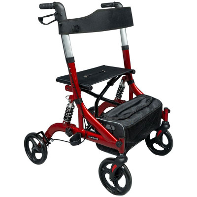 Περιπατητήρας Rollator αλουμινίου Mobiak “RUBY” με αναρτήσεις Rollator / Περιπατητήρες με ρόδες στη Θεσσαλονικη