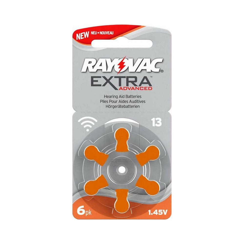 Μπαταρίες ακουστικών Rayovac No 13 (6 τμχ) Μπαταρίες ακουστικών βαρηκοΐας στη Θεσσαλονικη