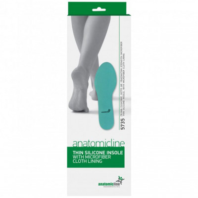 Λεπτά πέλματα σιλικόνης με επένδυση Microfiber Anatomic Line Πάτοι παπουτσιών & Υποπτέρνια στη Θεσσαλονικη