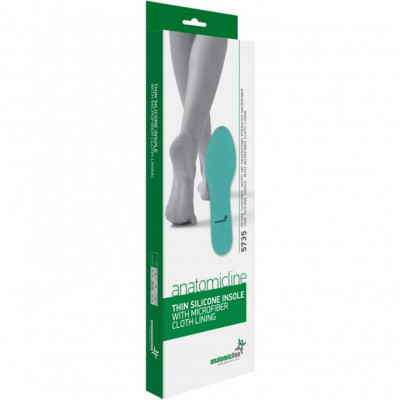 Λεπτά πέλματα σιλικόνης με επένδυση Microfiber Anatomic Line Πάτοι παπουτσιών & Υποπτέρνια στη Θεσσαλονικη