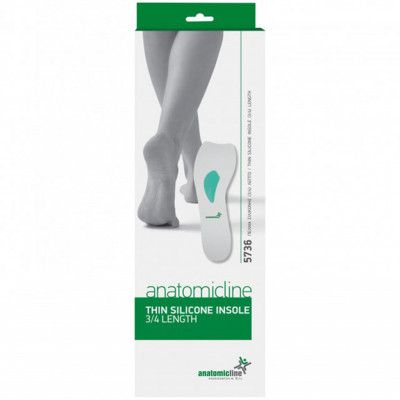 Λεπτά πέλματα 3/4 από σιλικόνη Anatomic Line Πάτοι παπουτσιών & Υποπτέρνια στη Θεσσαλονικη