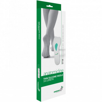 Λεπτά πέλματα 3/4 από σιλικόνη Anatomic Line Πάτοι παπουτσιών & Υποπτέρνια στη Θεσσαλονικη