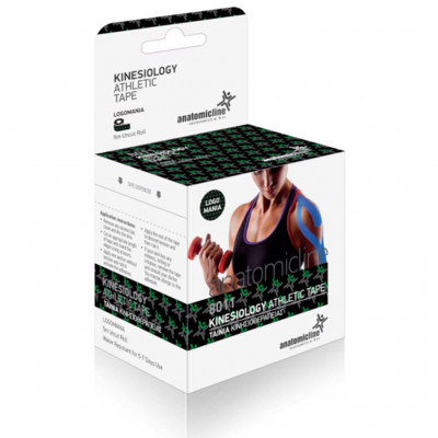 Ταινία κινησιοθεραπείας με σχέδιο Logomania Anatomic Line Kinesiology Tape στη Θεσσαλονικη