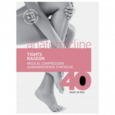 Καλσόν ελαφράς συμπίεσης 40 DEN Anatomic Line Μπεζ Καλσόν φλεβίτιδας διαβαθμισμένης συμπίεσης στη Θεσσαλονικη