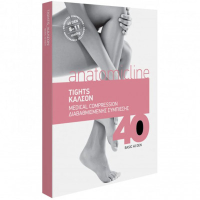 Καλσόν ελαφράς συμπίεσης 40 DEN Anatomic Line Μπεζ Καλσόν φλεβίτιδας διαβαθμισμένης συμπίεσης στη Θεσσαλονικη