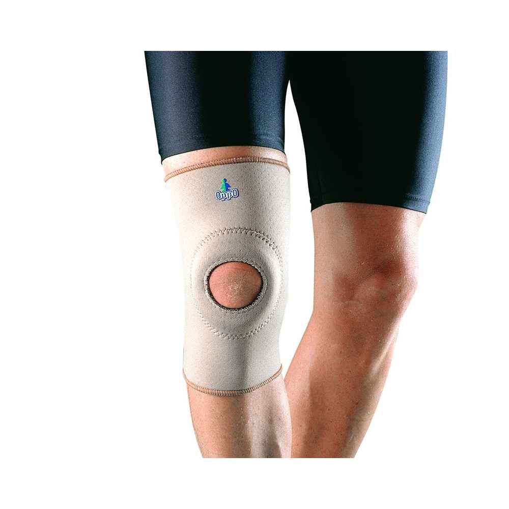 Επιγονατίδες & Νάρθηκες Γόνατου Επιγονατίδα Neoprene με οπή και δακτύλιο σιλικόνης Oppo 1021 στη Θεσσαλονικη