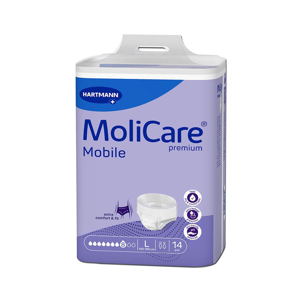 Πάνες βρακάκι ακράτειας ενηλίκων Πάνες βρακάκι ακράτειας Hartmann Molicare Mobile Super Large στη Θεσσαλονικη