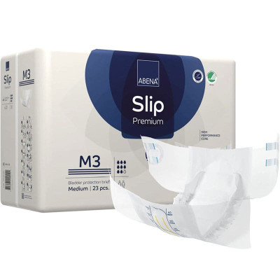 Πάνες ακράτειας με αυτοκόλλητο Πάνες πολύ μεγάλης ακράτειας Abena Premium M3| Medium 23 τεμ στη Θεσσαλονικη