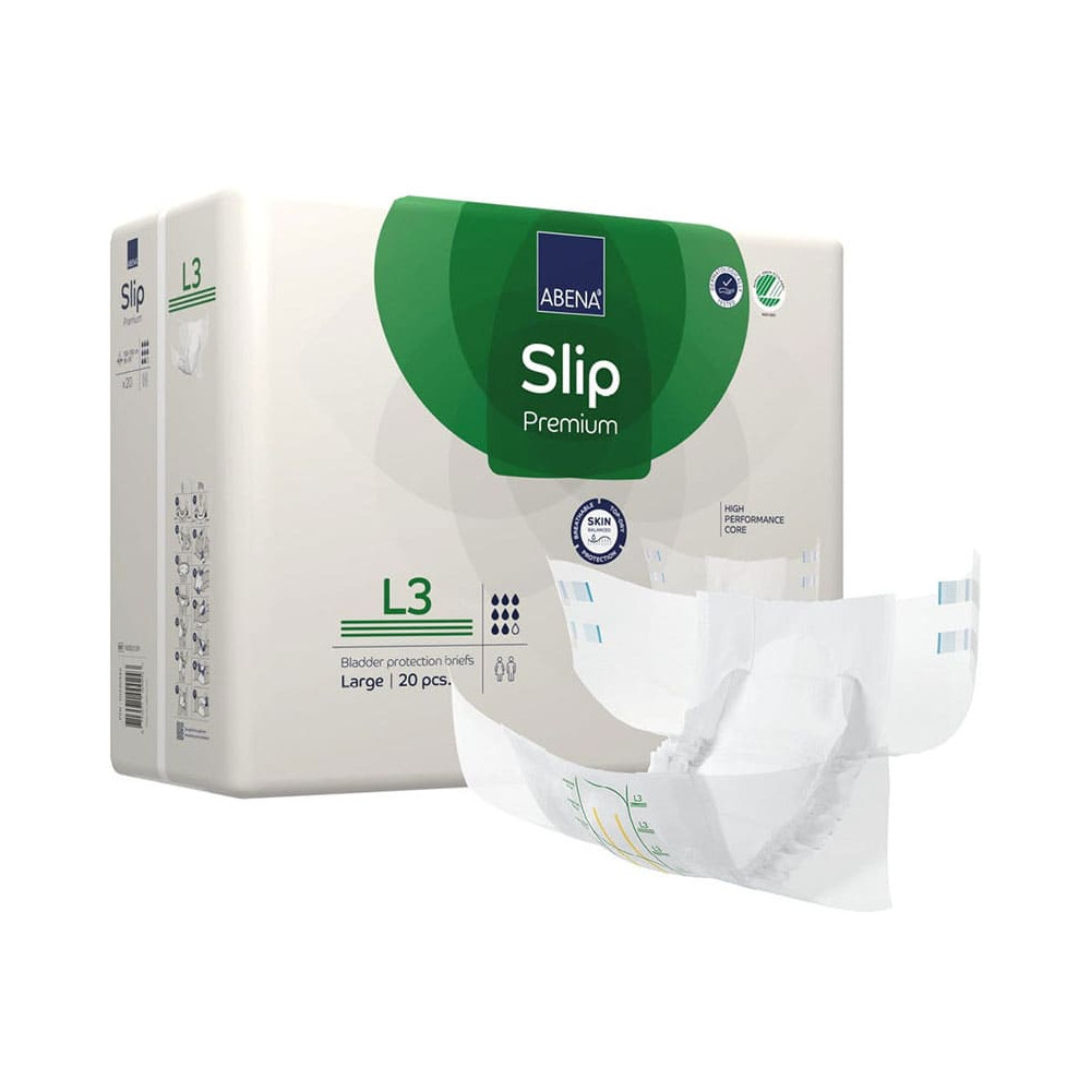 Πάνες ακράτειας με αυτοκόλλητο Πάνες πολύ μεγάλης ακράτειας Abena Premium L3| Large 20 τεμ στη Θεσσαλονικη