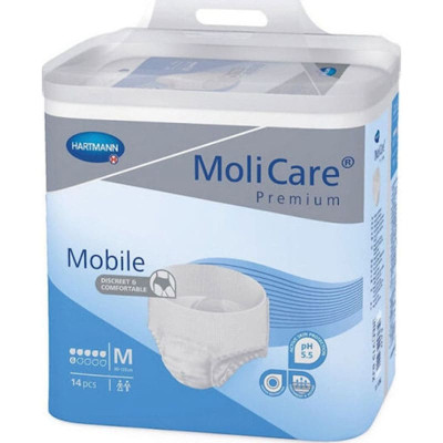 Πάνες βρακάκι ακράτειας ενηλίκων Πάνες βρακάκια ενηλίκων Hartmann Molicare Mobile Medium 14τμχ στη Θεσσαλονικη