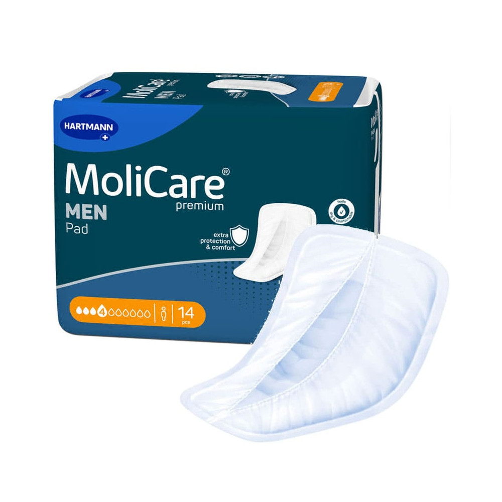 Σερβιέτες ακράτειας Ανδρικές σερβιέτες ακράτειας MoliCare MEN Premium 4 σταγόνες στη Θεσσαλονικη