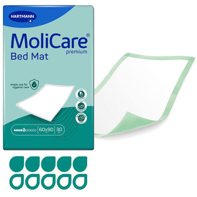 Υποσέντονα ακράτειας μιας χρήσης Υποσέντονα Hartmann MoliCare 5 σταγόνων 60 x 90 cm | 30 τεμ. στη Θεσσαλονικη