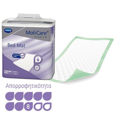 Υποσέντονα ακράτειας μιας χρήσης Υποσέντονα υψηλής απορροφητικότητας Hartmann Molicare 60 x 90 cm | 30 τεμ. στη Θεσσαλονικη