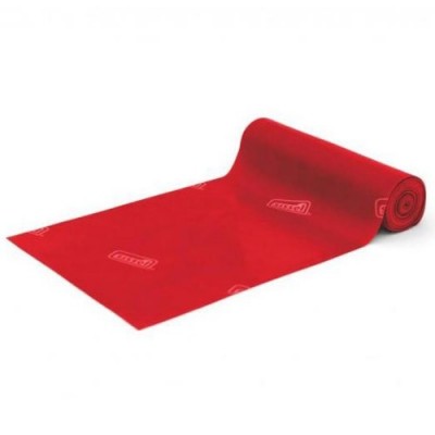 Οι ελαστικοί ιμάντες άσκησης Sissel® Fitband με κόκκινο χρώμα παρέχουν μέτρια αντίσταση