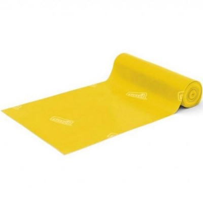 Οι ελαστικοί ιμάντες άσκησης Sissel® Fitband με κίτρινο χρώμα παρέχουν ελαφρά αντίσταση