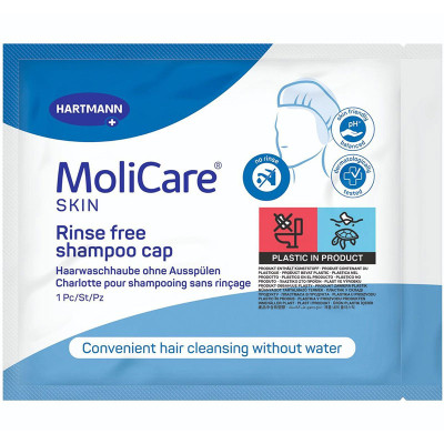 Σκουφάκι λουσίματος χωρίς ξέβγαλμα Molicare Shampoo Cap