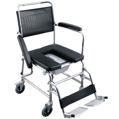 Αμαξίδιο τουαλέτας με δοχείο και πτυσσόμενους βραχίονες MBC