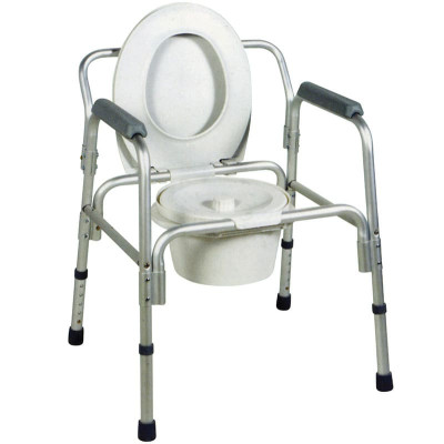 Καρέκλα τουαλέτα αλουμινίου Alfacare για υπέρβαρους 135 kg