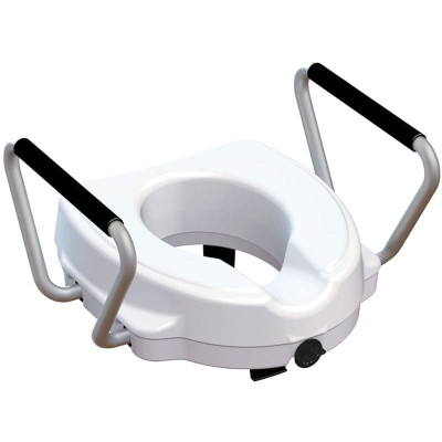Ανυψωτικό κάθισμα τουαλέτας με χειρολαβές Mobiak Ύψος 12,5cm