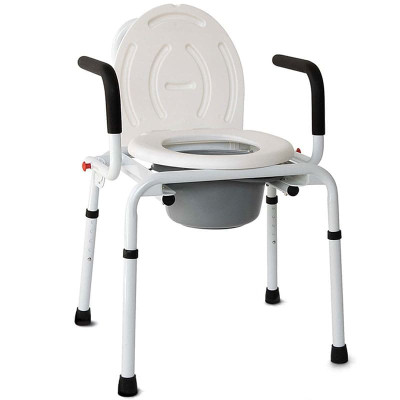 Καρέκλα τουαλέτα με πτυσσόμενα πλαϊνά Vita
