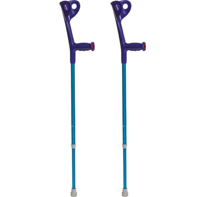 Βακτηρίες αγκώνος Πατερίτσες αγκώνα αλουμινίου Mobiak Μπλε | Ζεύγος στη Θεσσαλονικη