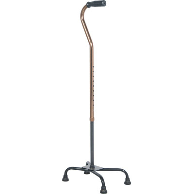 Μπαστούνια τρίποδα / τετράποδα Μπαστούνι τετράποδο Swan Mobiak μεγάλη βάση | Μπρονζέ/Μαύρο στη Θεσσαλονικη