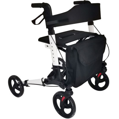 Rollator / Περιπατητήρες με ρόδες Περιπατητήρας Rollator αλουμινίου με κάθισμα Mobiak “WALKY” στη Θεσσαλονικη