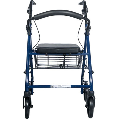 Rollator / Περιπατητήρες με ρόδες Περπατούρα με ρόδες και κάθισμα Blue Rollator Mobiak στη Θεσσαλονικη