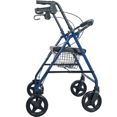 Rollator / Περιπατητήρες με ρόδες Περπατούρα με ρόδες και κάθισμα Blue Rollator Mobiak στη Θεσσαλονικη