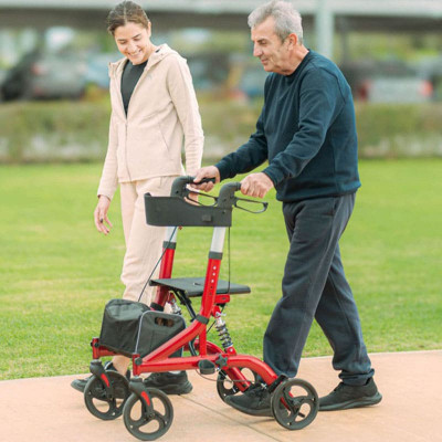 Rollator / Περιπατητήρες με ρόδες Τροχήλατος περιπατητήρας Rollator με αναρτήσεις Mobiak Ruby στη Θεσσαλονικη