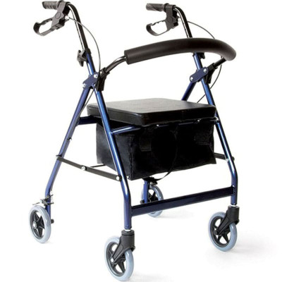 Rollator / Περιπατητήρες με ρόδες Rollator αλουμινίου με κάθισμα & καλάθι Vita στη Θεσσαλονικη
