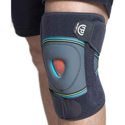 Επιγονατίδες & Νάρθηκες Γόνατου Επιγονατίδα Neoprair με σπειροειδείς μπανέλες & οπή σιλικόνης στη Θεσσαλονικη