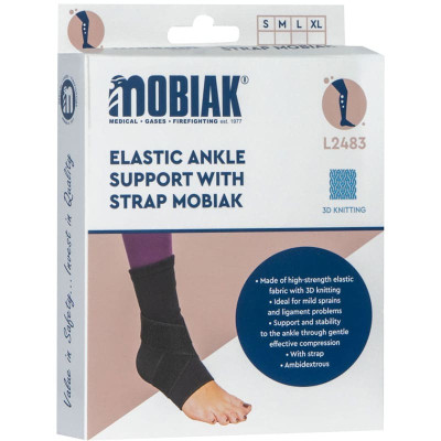 Επιστραγαλίδες & Νάρθηκες Ποδοκνημικής Επιστραγαλίδα ελαστική με δέστρα Mobiak Care στη Θεσσαλονικη