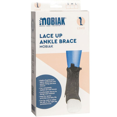 Επιστραγαλίδες & Νάρθηκες Ποδοκνημικής Επιστραγαλίδα με κορδόνια, δέστρες & πλαστική ενίσχυση Mobiak στη Θεσσαλονικη