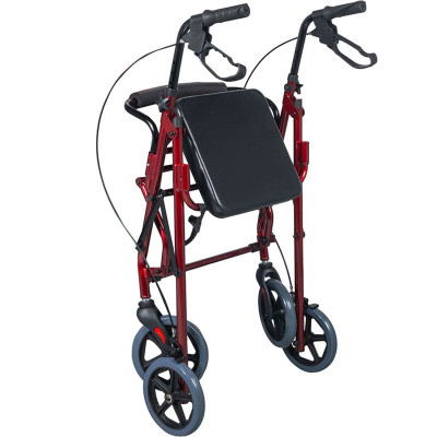 Rollator / Περιπατητήρες με ρόδες Περιπατητήρας Rollator Cherry αλουμινίου 2 σε 1 με κάθισμα στη Θεσσαλονικη