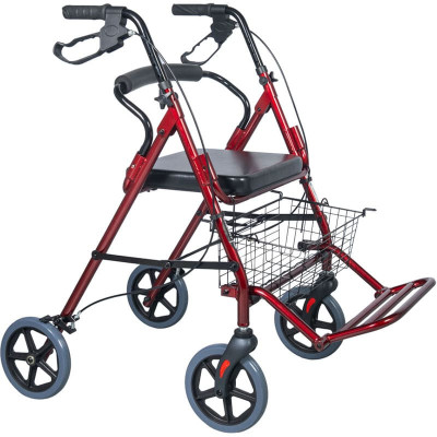Rollator / Περιπατητήρες με ρόδες Περιπατητήρας Rollator Cherry αλουμινίου 2 σε 1 με κάθισμα στη Θεσσαλονικη