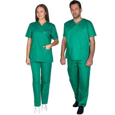 Στολές Ιατρών / Νοσηλευτών Unisex Σετ στολή Γιατρών - Νοσηλευτών Unisex Alezi | Ανοιχτό Πράσινο στη Θεσσαλονικη