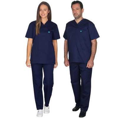 Στολές Ιατρών / Νοσηλευτών Unisex Σετ ιατρική στολή Ιατρών-Νοσηλευτών Alezi Unisex | Navy Blue στη Θεσσαλονικη