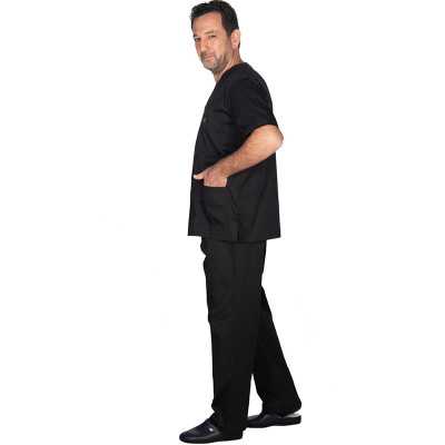Στολές Ιατρών / Νοσηλευτών Unisex Σετ στολή Νοσηλευτών & Ιατρών Alezi Unisex | Μαύρο στη Θεσσαλονικη
