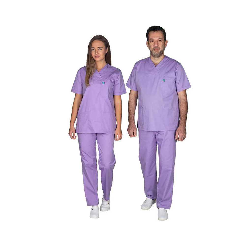 Στολές Ιατρών / Νοσηλευτών Unisex Set στολή Ιατρικής – Νοσηλευτικής Alezi Unisex | Μωβ στη Θεσσαλονικη