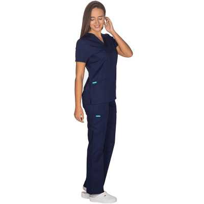 Ιατρικές στολές γυναικείες Classic Fit Ιατρική στολή γυναικεία Alezi Classic Fit | Navy Blue στη Θεσσαλονικη