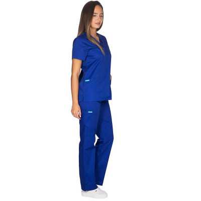 Ιατρικές στολές γυναικείες Classic Fit Σετ στολή Ιατρών & Νοσηλευτών γυναικεία Alezi Classic Fit | Μπλε στη Θεσσαλονικη