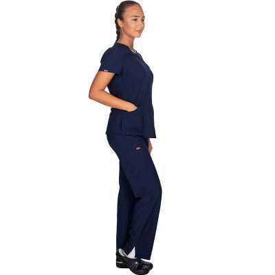 Γυναικείες ιατρικές στολές Stretch Ιατρικό scrub γυναικείο Stretch Alezi | Navy Blue στη Θεσσαλονικη