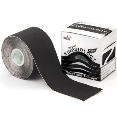 Kinesio tape Original Nasara® σε μαύρο χρώμα