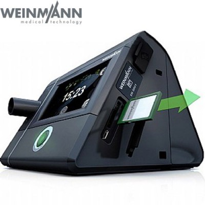 Η συσκευή Auto CPAP PRISMA 20A Weinmann με υγραντήρα διαθέτει κάρτα μνήμης SD για καταγραφή και αποθήκευση των συνεδριών