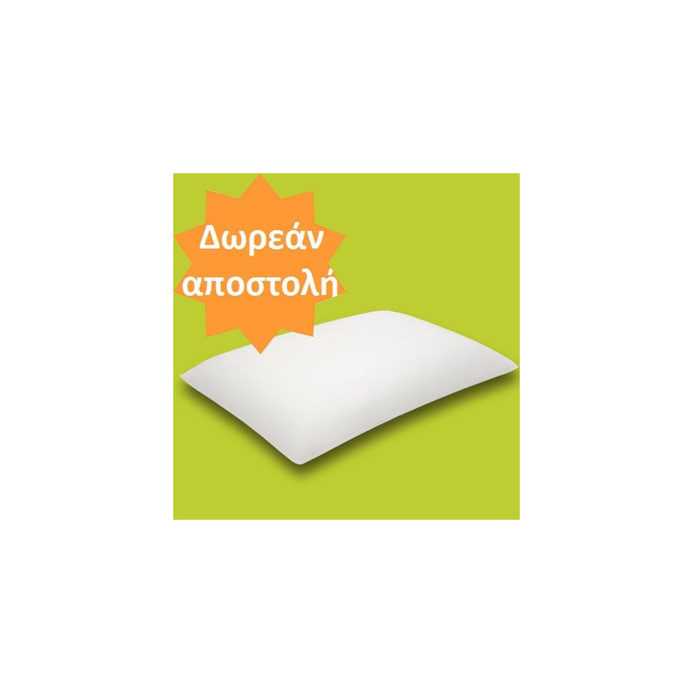Το ορθοπεδικό μαξιλάρι Classic είναι κατασκευασμένο από ελαστική βισκόζη για ένα ξεκούραστο ύπνο χωρίς πόνους στον αυχένα