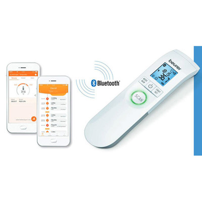 Ψηφιακό θερμόμετρο μετώπου Beurer FT95 με Bluetooth για σύνδεση με το smartphone σας